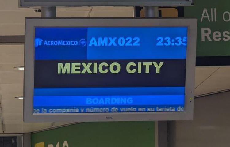 Start des Abenteuers in Mexiko City