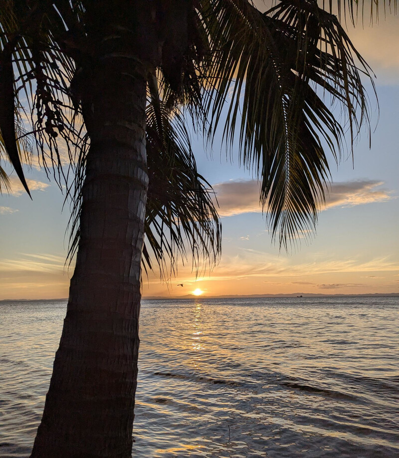 Wiedermal ein schöner Sonnenuntergang, als hätten wir zu wenig davon.