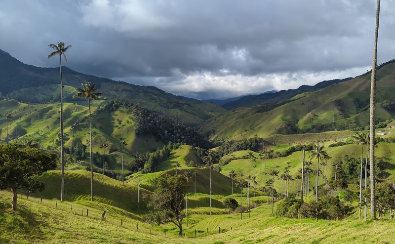 Aussicht ins Tal nach San Felix.