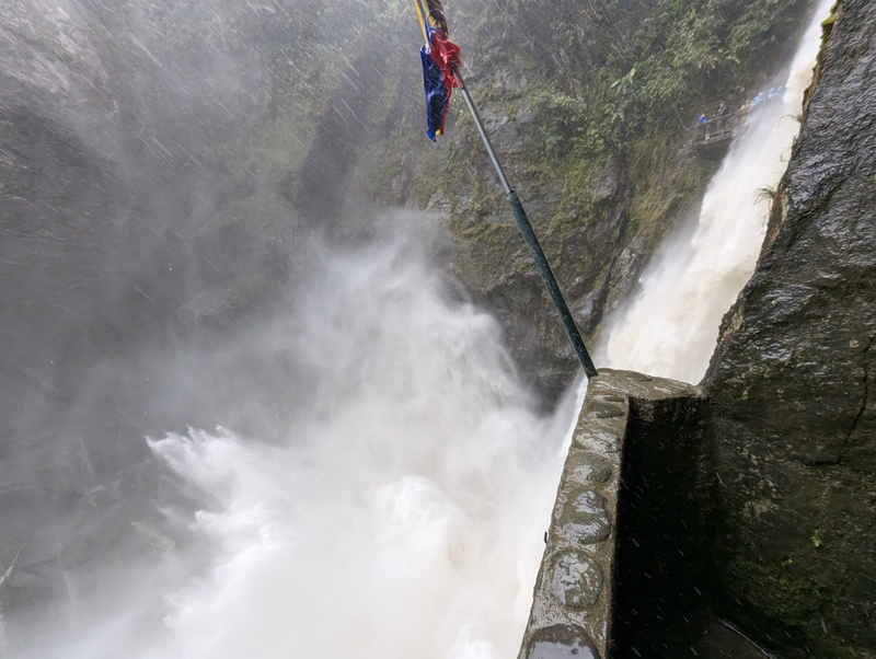 Viel Wasser fällt aktuell den Pailón del Diablo runter.