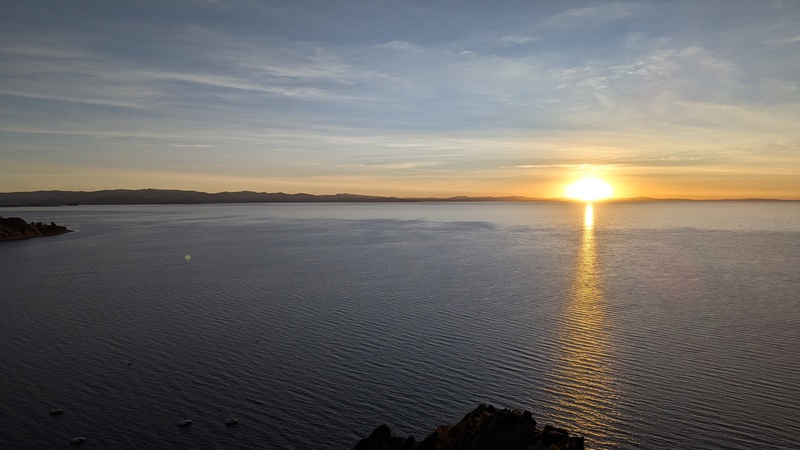 Jeden Abend gabs es wunderschöne Sonnenuntergänge.
