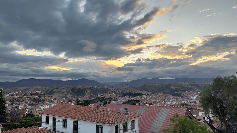 Aussicht auf Sucre.