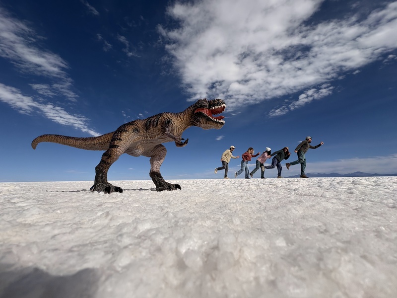 Rennt, der T-Rex kommt!